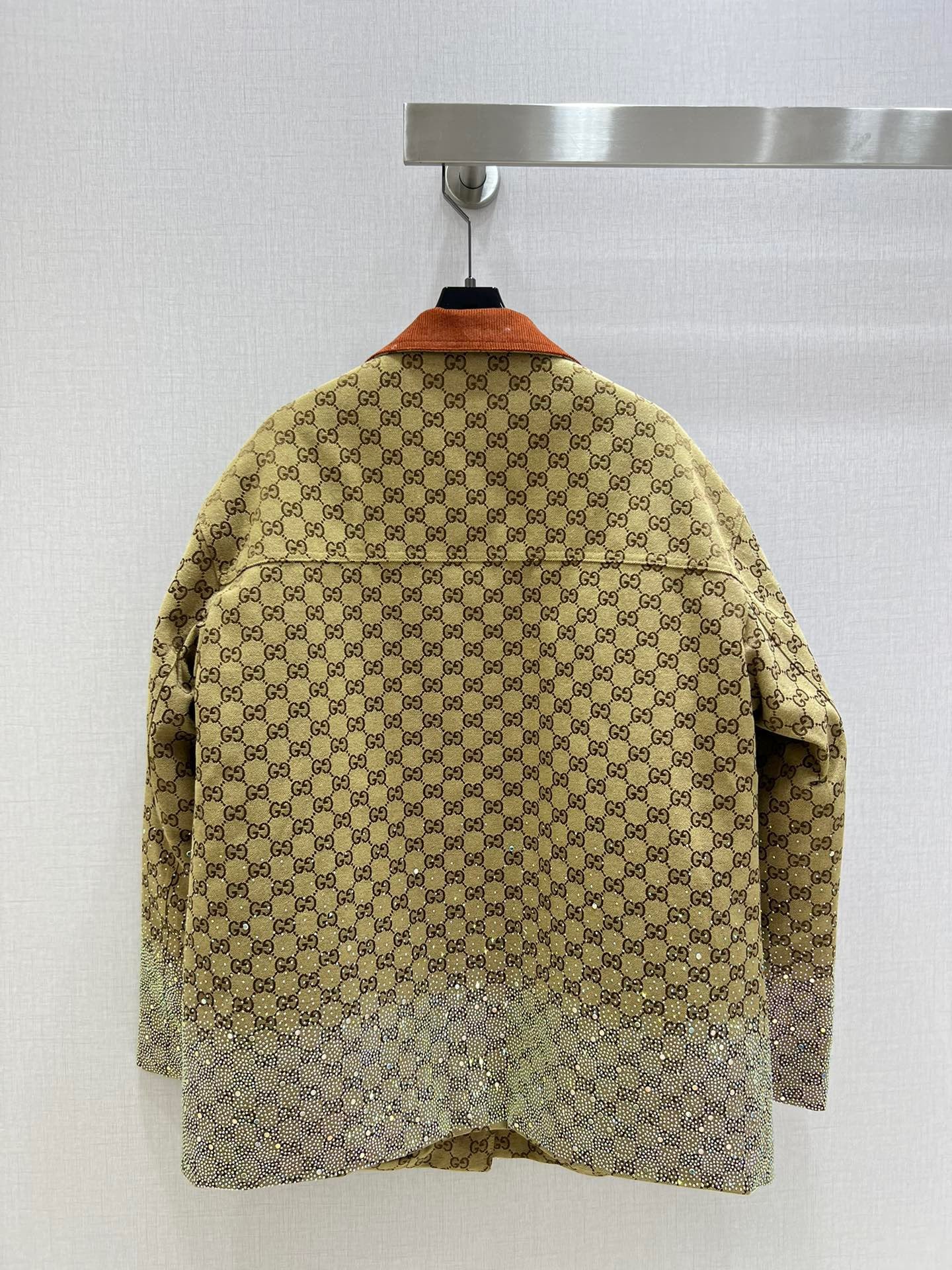 GU Jacket Woman Canvas embellished cotton blend