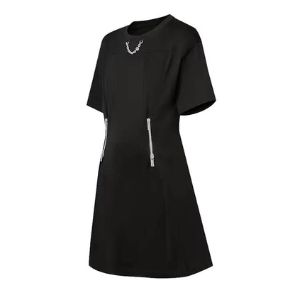 LU Zipper Waist  Dress