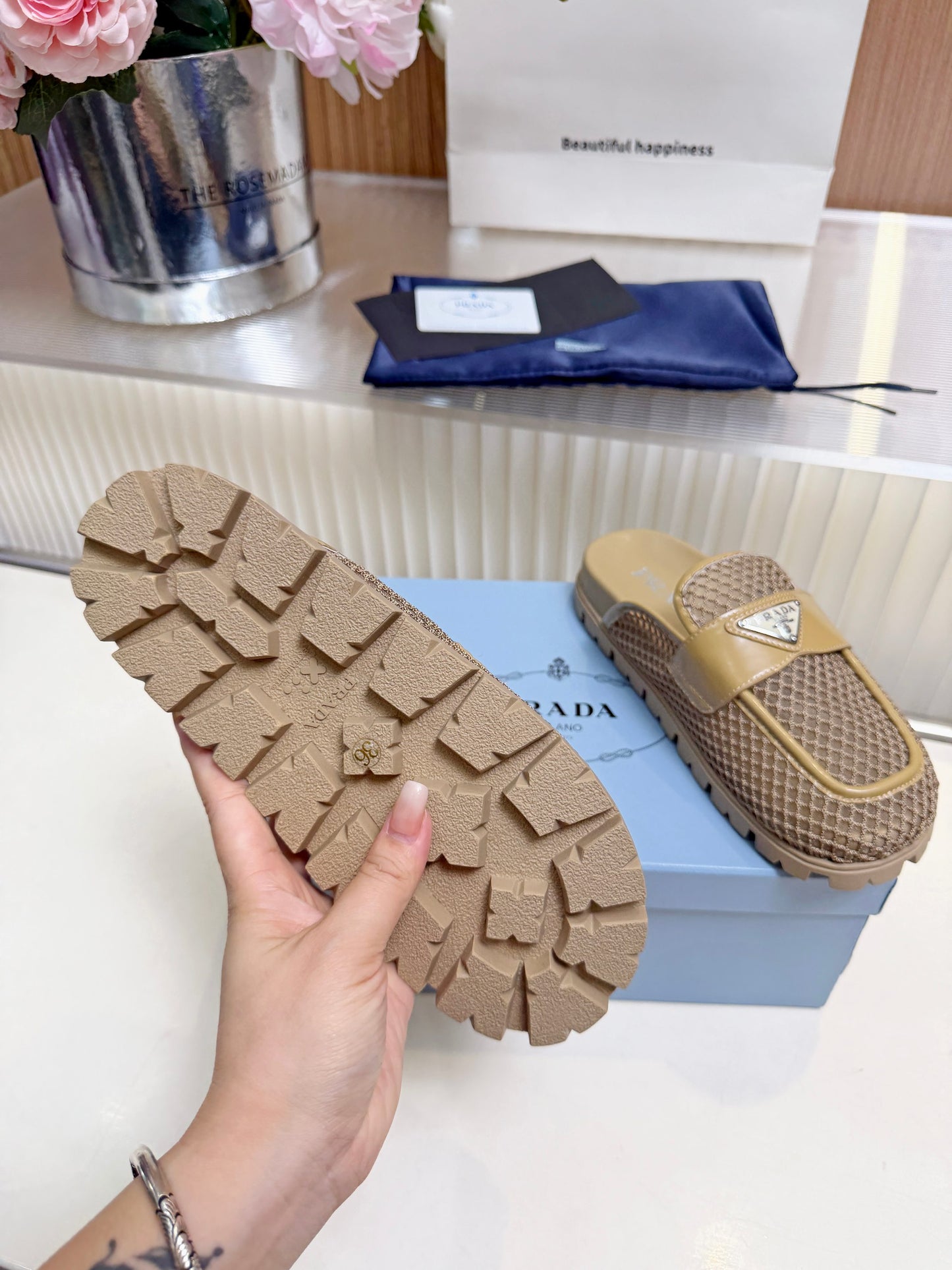 LU Mule slippers  Shoes Woman  2 Color's