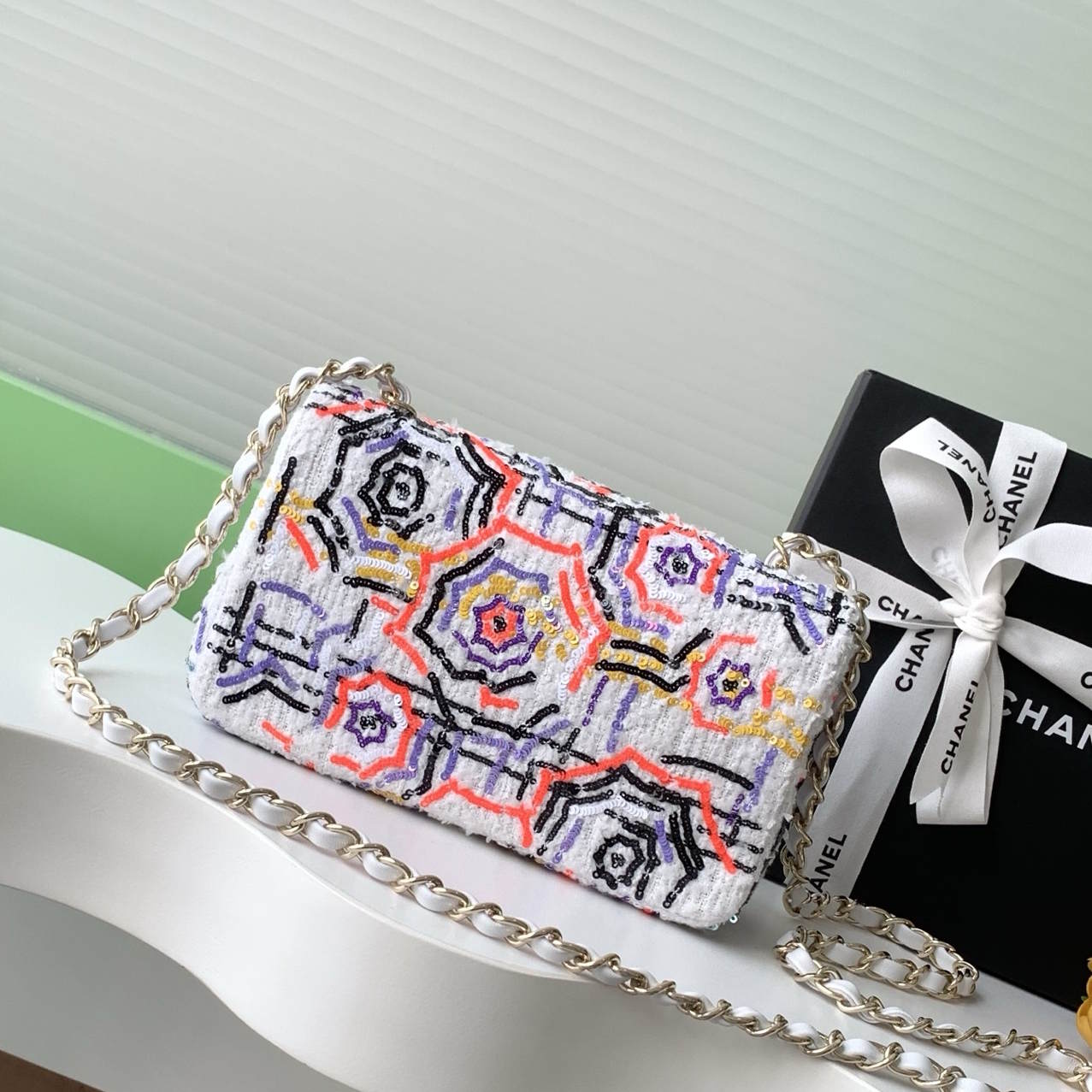 CHL Bag 2 Color's Sequined 22 cm