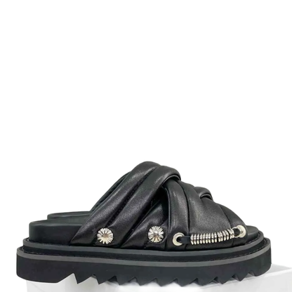 TOGA stud-embellished leather  Slippers  Woman