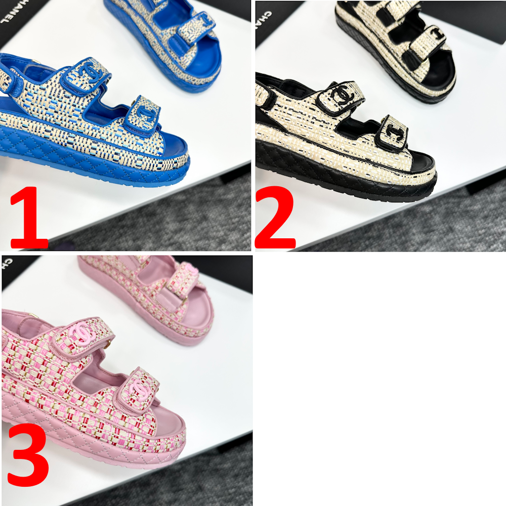 CHL Sandals Slippers 3 Color's Woman