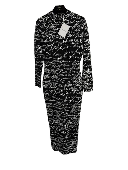 BALMA Velvet print maxi dress Limited
