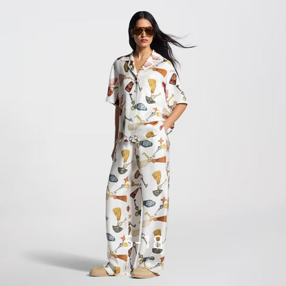 LU Beach collection  Woman  jacket and pants set  QQ