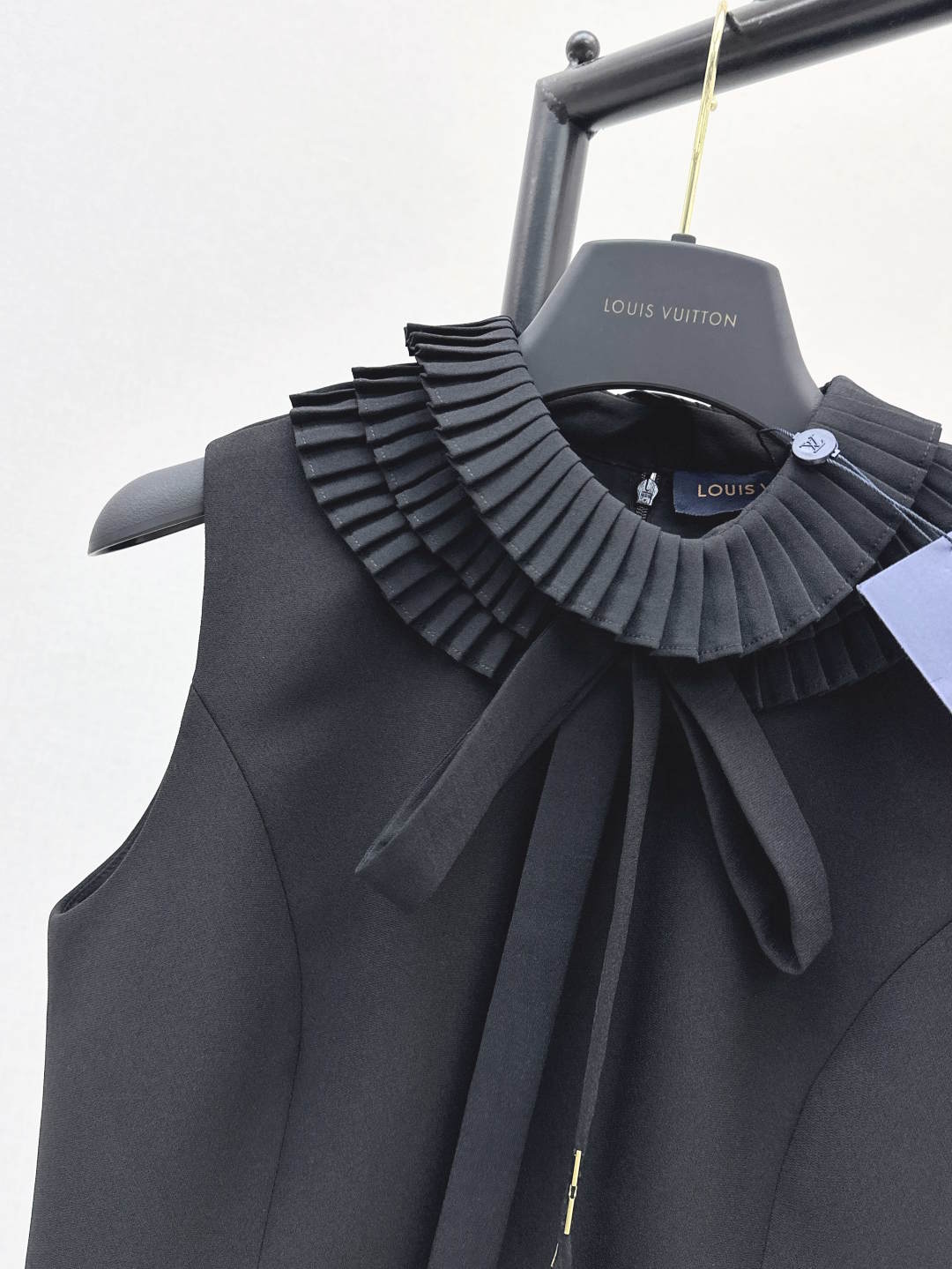LU Pleat Collar Fitted Dress Limited