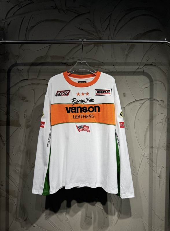 VANSON x SUPRE Long Sleeve  T- Shirt  4 Color's
