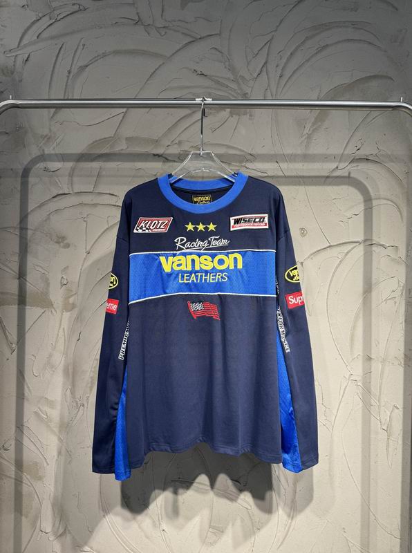 VANSON x SUPRE Long Sleeve  T- Shirt  4 Color's