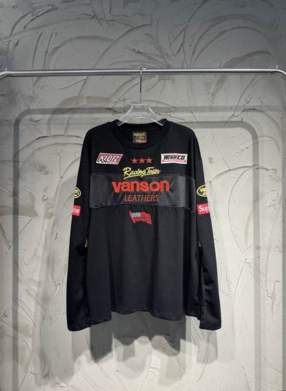VANSON x SUPRE Long Sleeve  T- Shirt  4 Color's