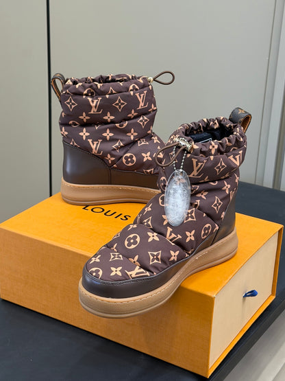LU Puffer Boots Woman Low
