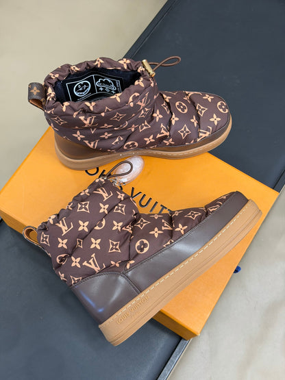 LU Puffer Boots Woman Low