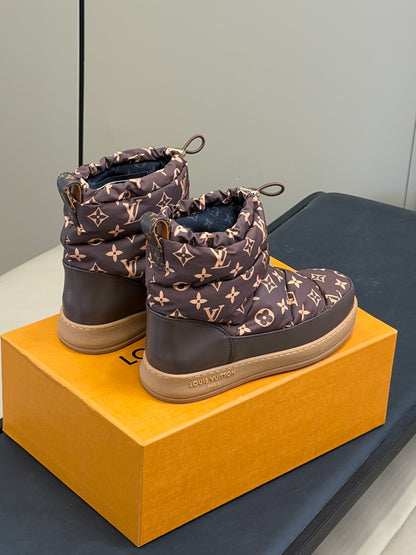 LU Puffer Boots Woman Low