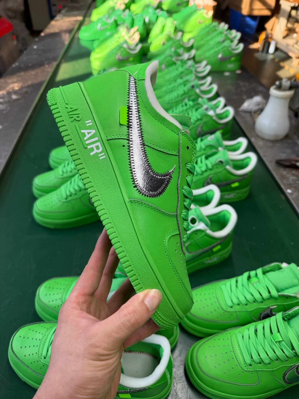 N*ke X Off-Wite Air Force 1 Low "Brooklyn" sneakers