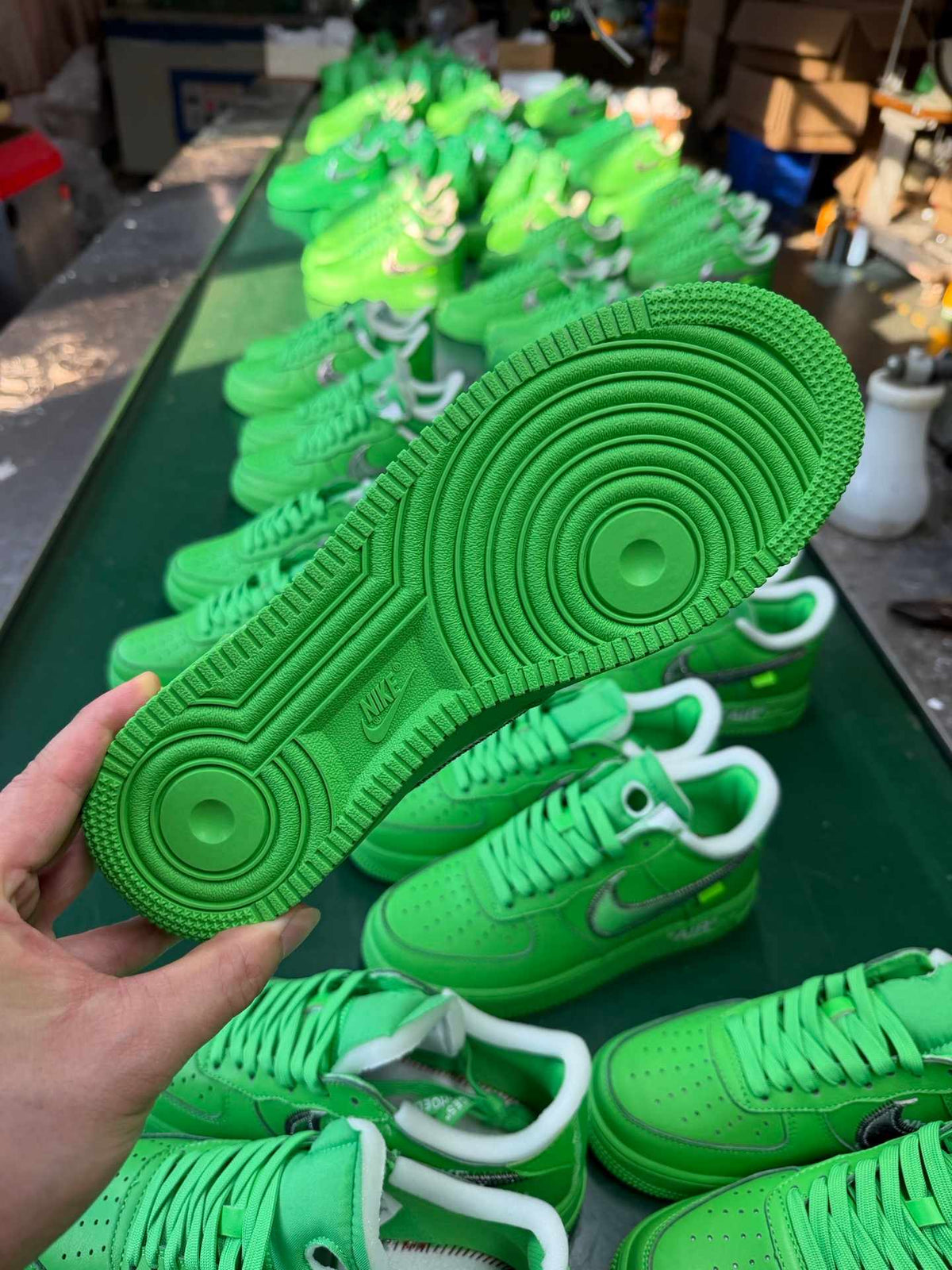 N*ke X Off-Wite Air Force 1 Low "Brooklyn" sneakers