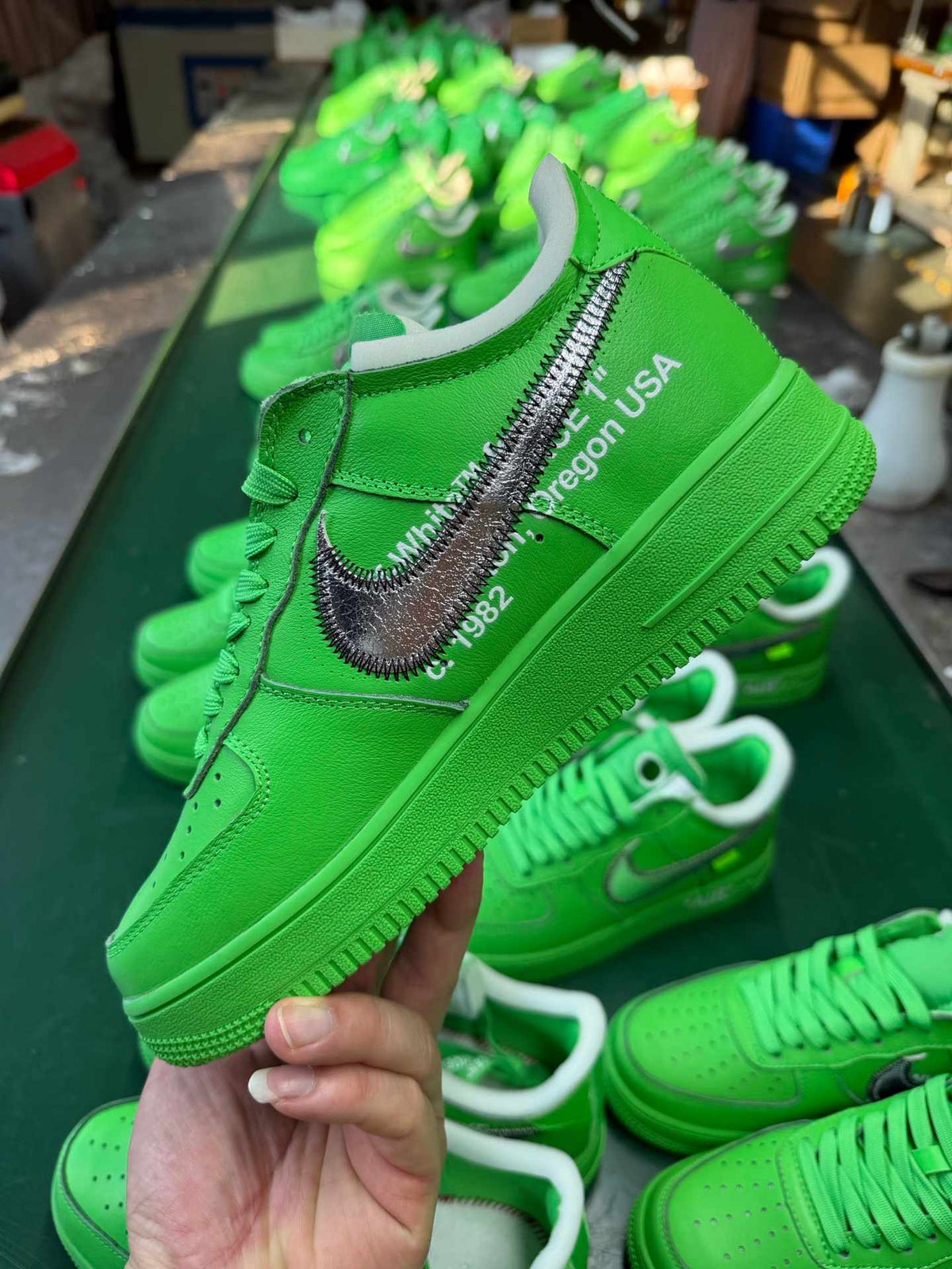 N*ke X Off-Wite Air Force 1 Low "Brooklyn" sneakers