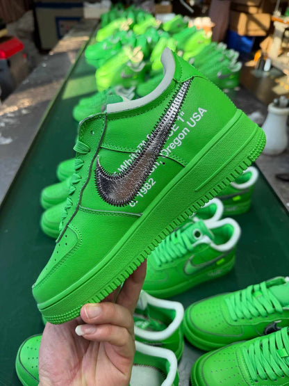 N*ke X Off-Wite Air Force 1 Low "Brooklyn" sneakers
