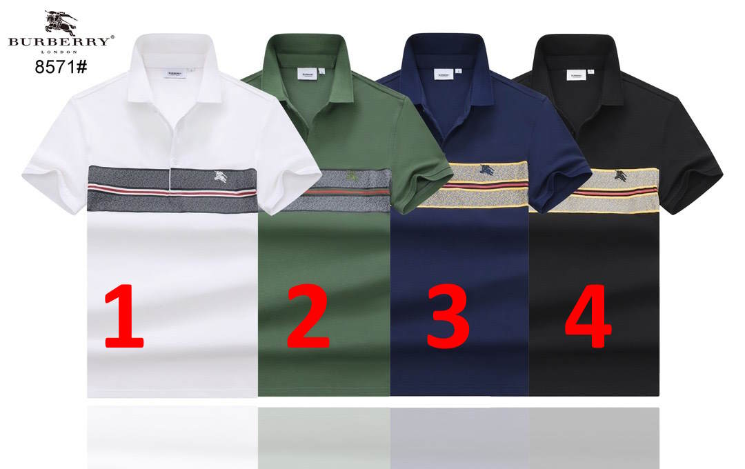 *BURBBER  T-shirt  Polo 4 Color 's