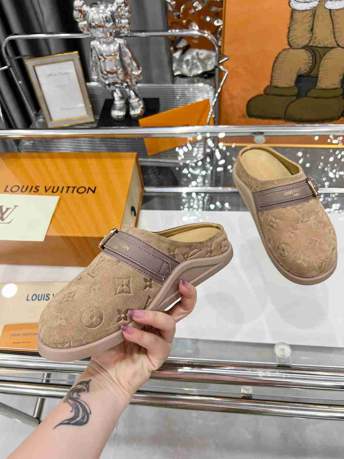 LU  Mule Shoes Woman 5 Color's