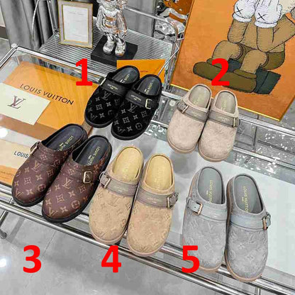 LU  Mule Shoes Woman 5 Color's