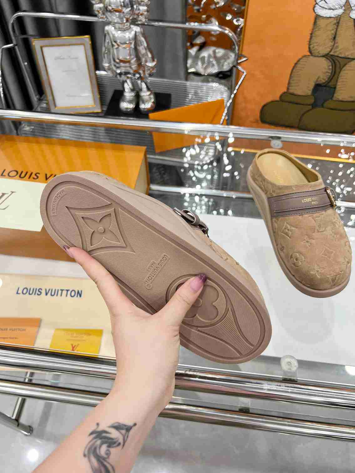 LU  Mule Shoes Woman 5 Color's