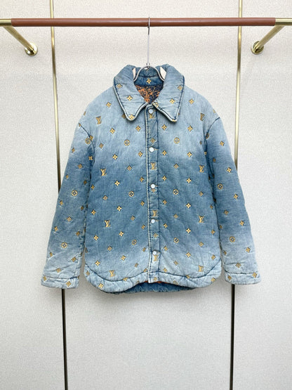 LU Jacket Quilted  Man Denim IOFF