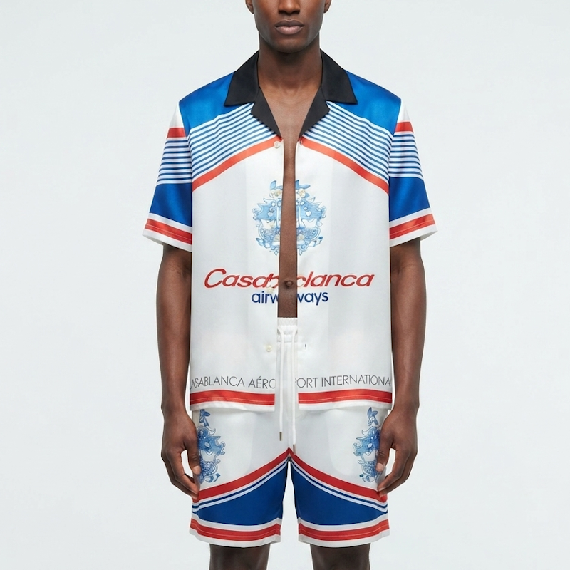 CASA BLANC Man Sport Suits Summer