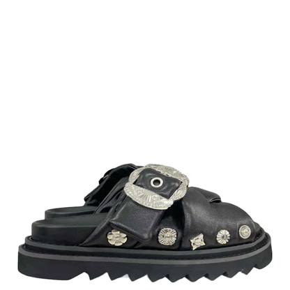 TOGA stud-embellished leather  Slippers  Woman
