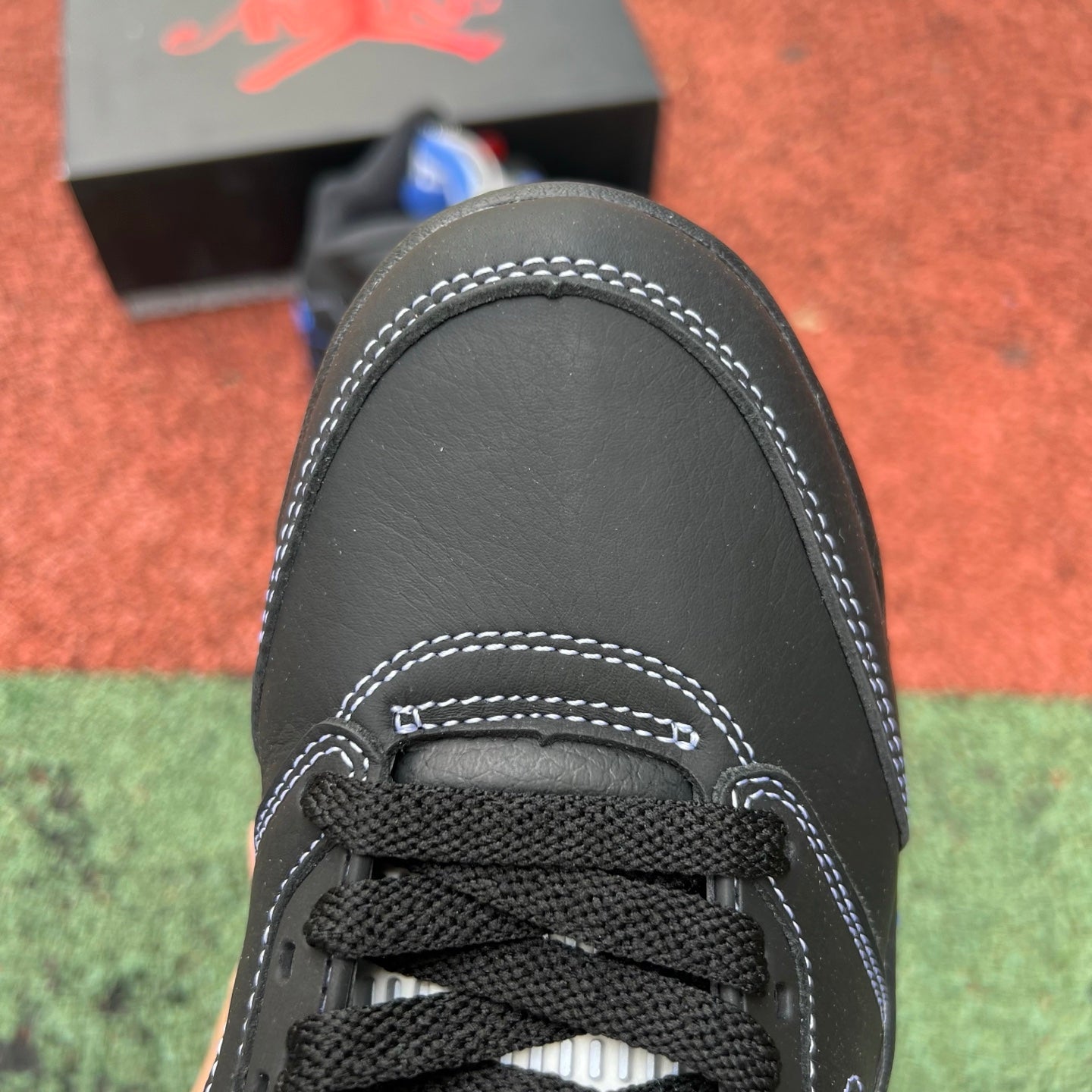 N*KE Air Jorda 5 AJ5 Retro Awake NY Black Racer Blue Sneakers 46
