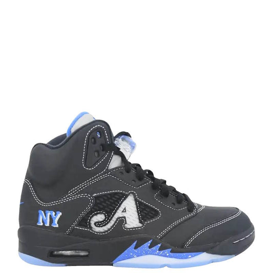 N*KE Air Jorda 5 AJ5 Retro Awake NY Black Racer Blue Sneakers 46