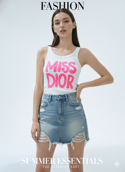 CHD Tank Top  T - shirt  Woman