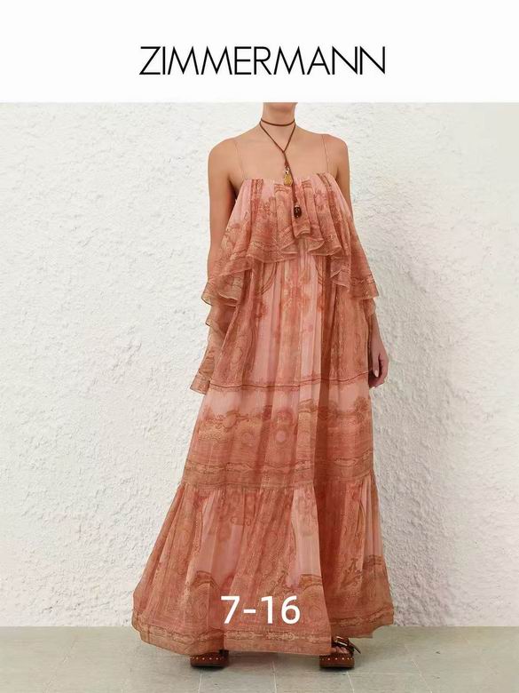 ZIMER MAN Sundance Frill Maxi  Dress