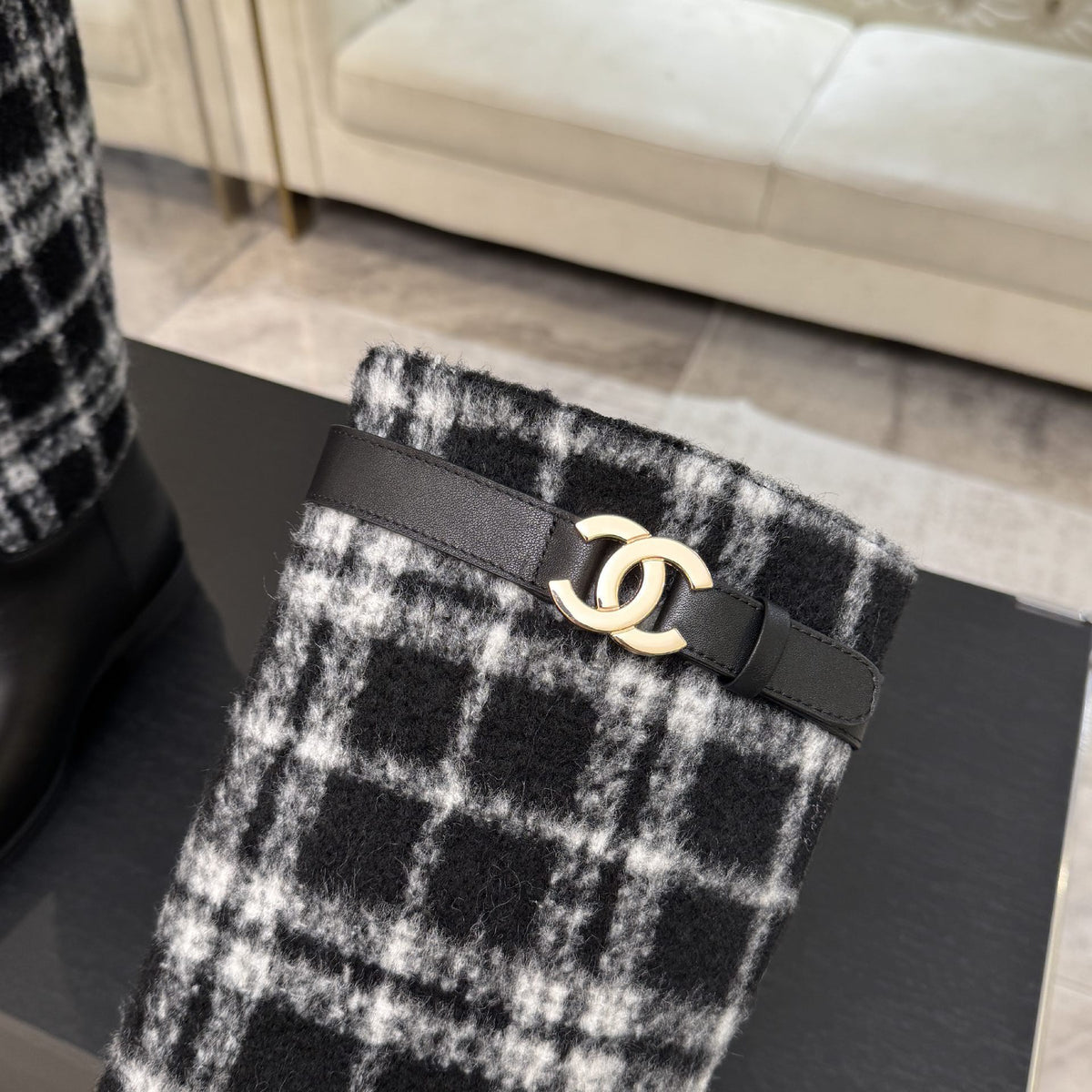 CHL Boots High tweed