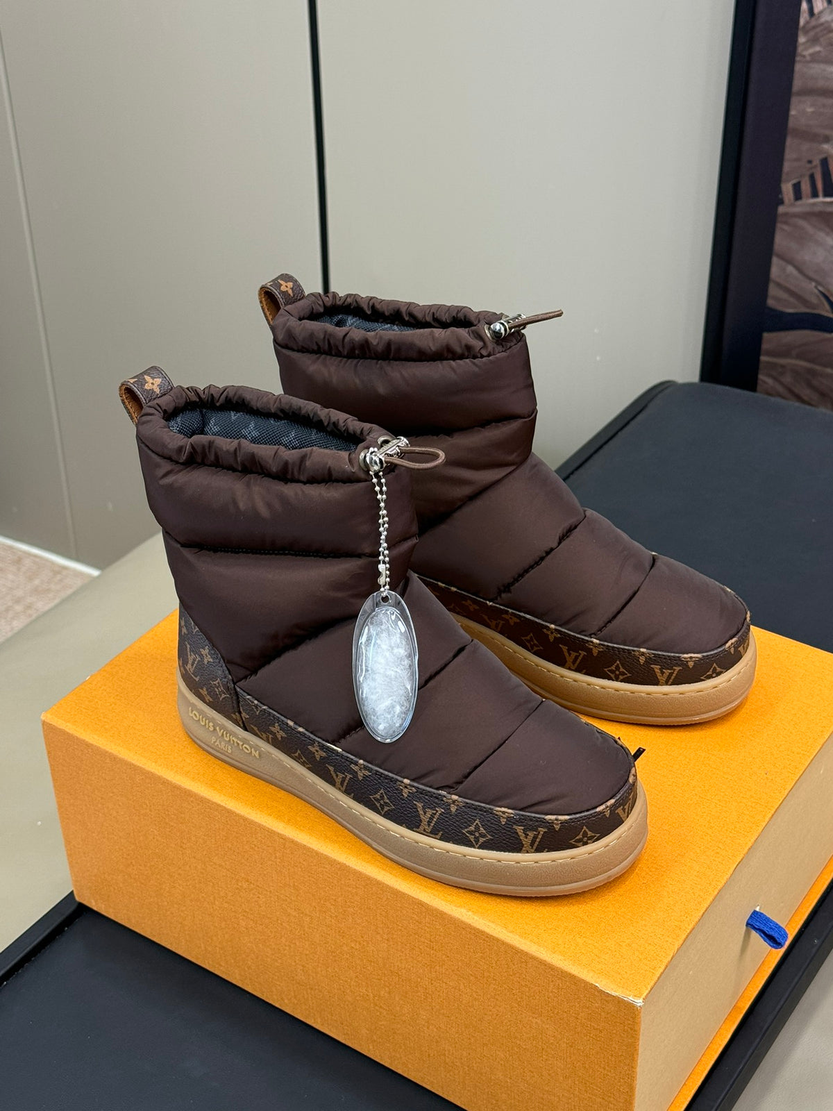 LU Puffer Boots Woman Low