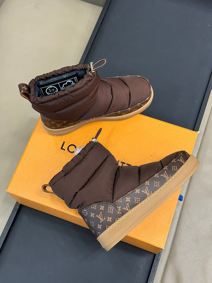 LU Puffer Boots Woman Low