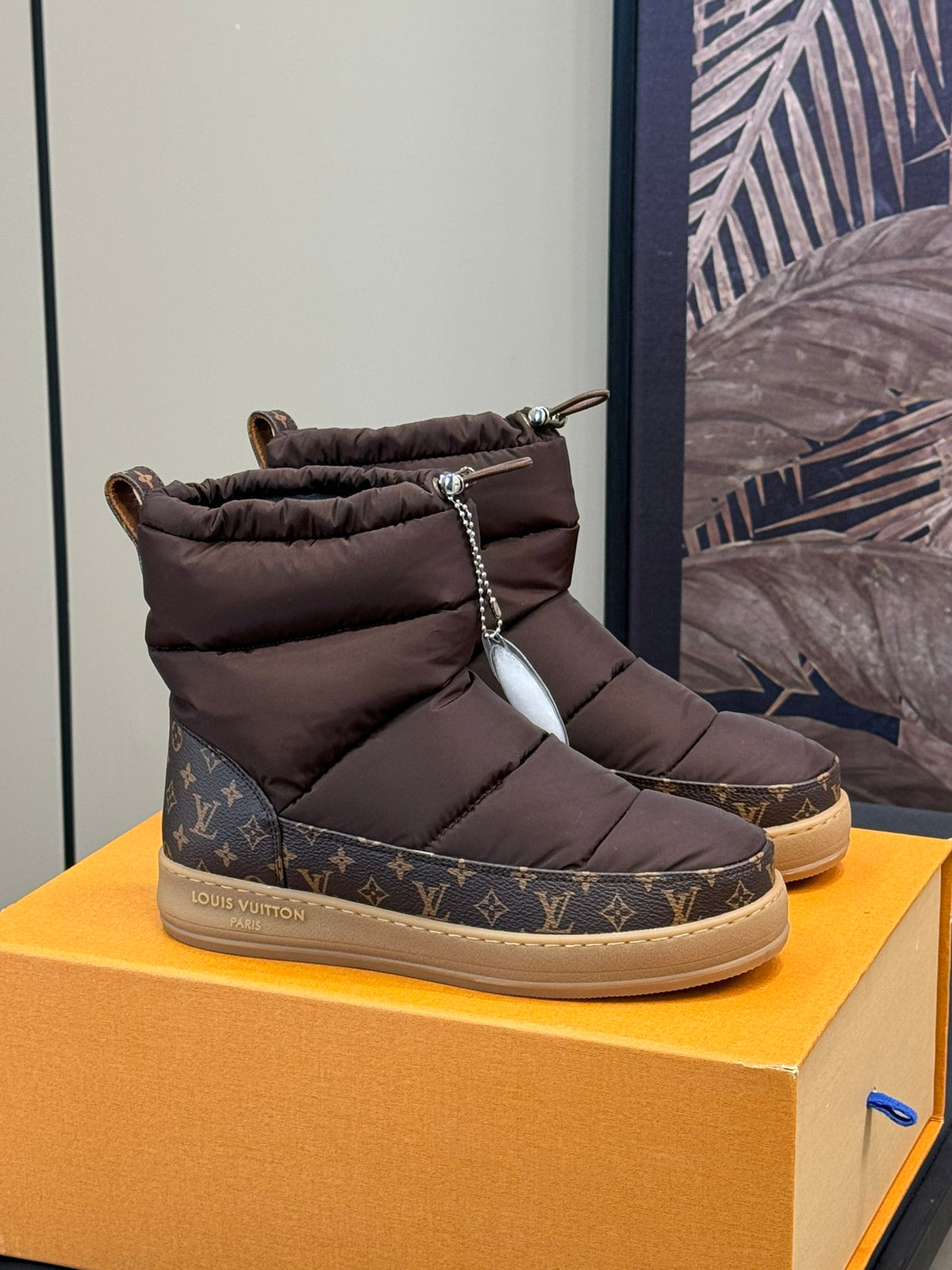 LU Puffer Boots Woman Low