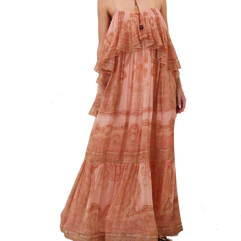 ZIMER MAN Sundance Frill Maxi  Dress