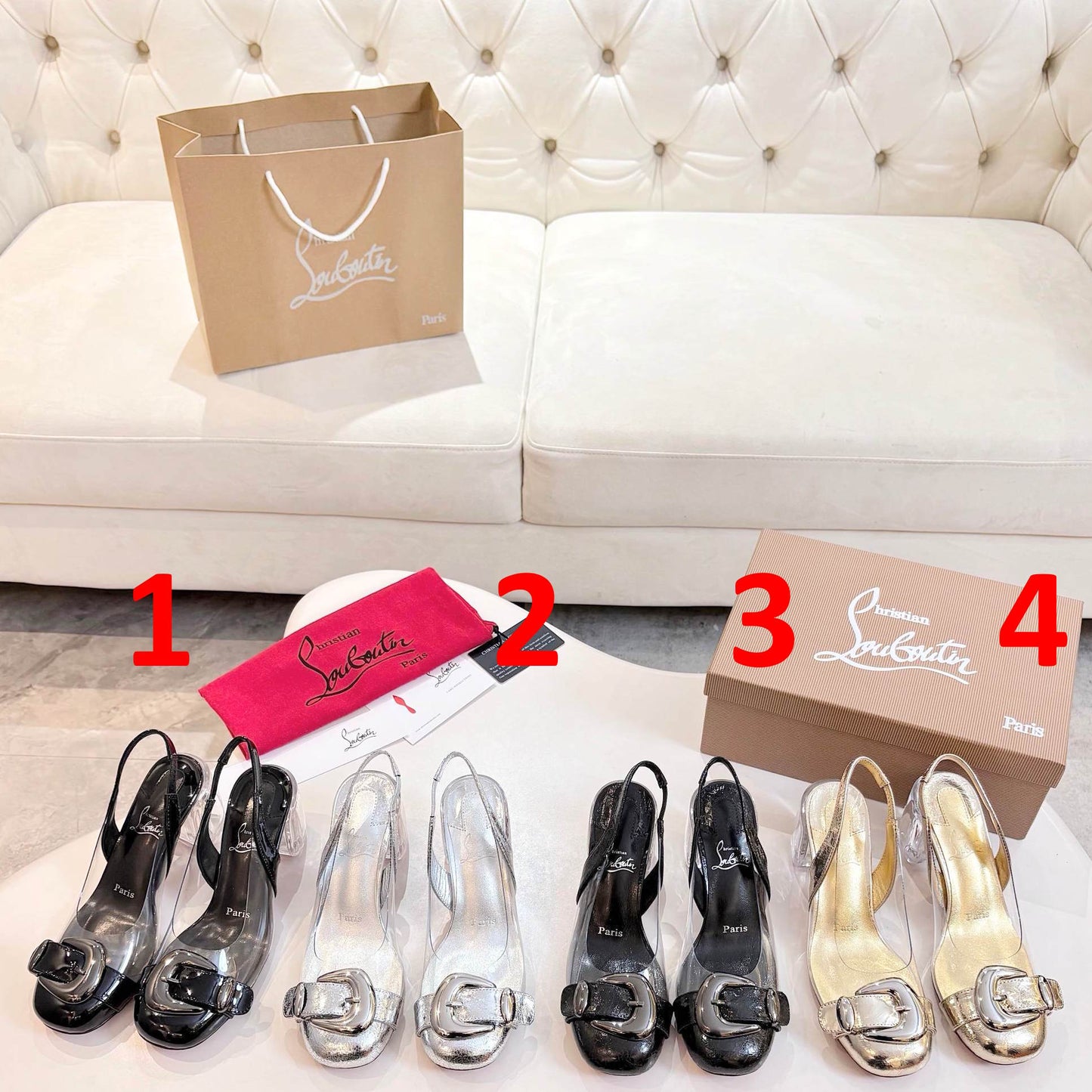 LABUTIN shoes  Woman 4 Color's 42
