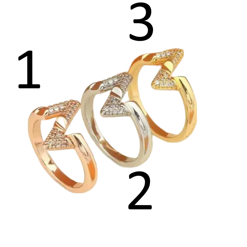 LU Fashion Rings 3 Color's