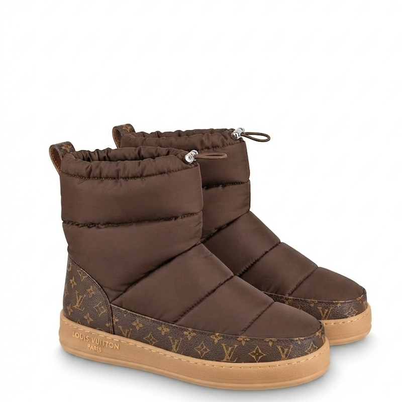 LU Puffer Boots Woman Low