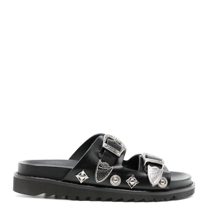 TOGA stud-embellished leather  Slippers  Woman
