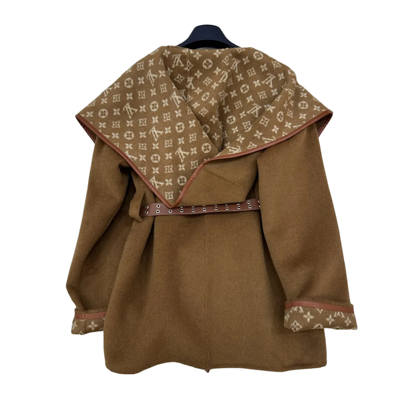 LU Hooded Woman Wool Jacket Limited