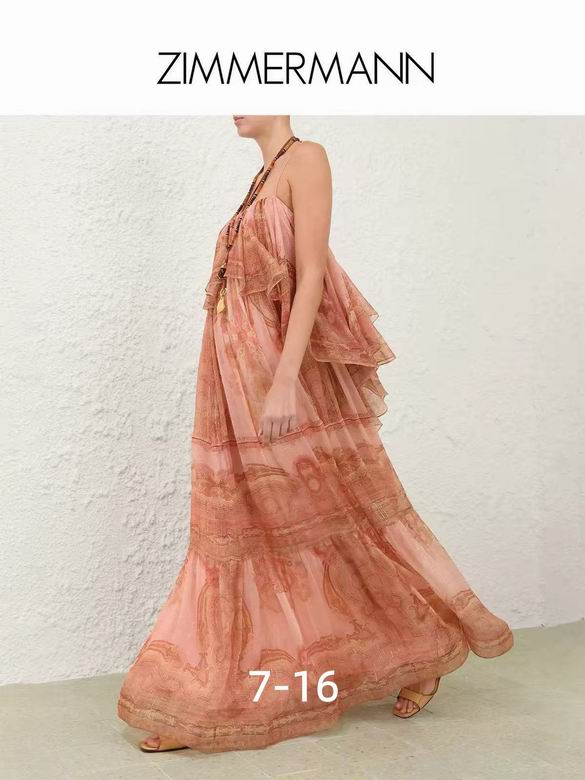 ZIMER MAN Sundance Frill Maxi  Dress