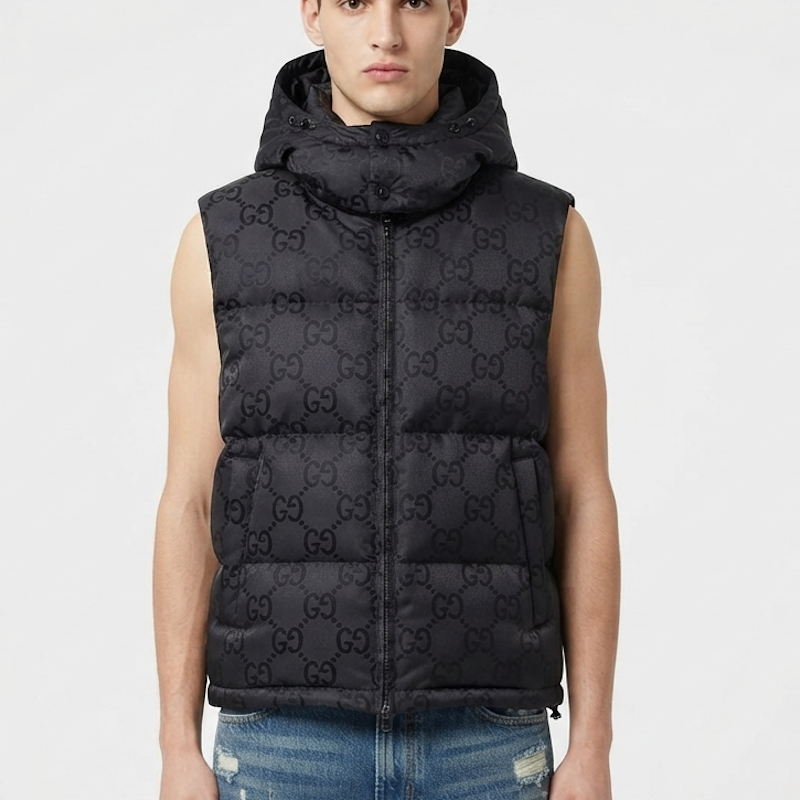 GU Man Vest Jacket Hoodie