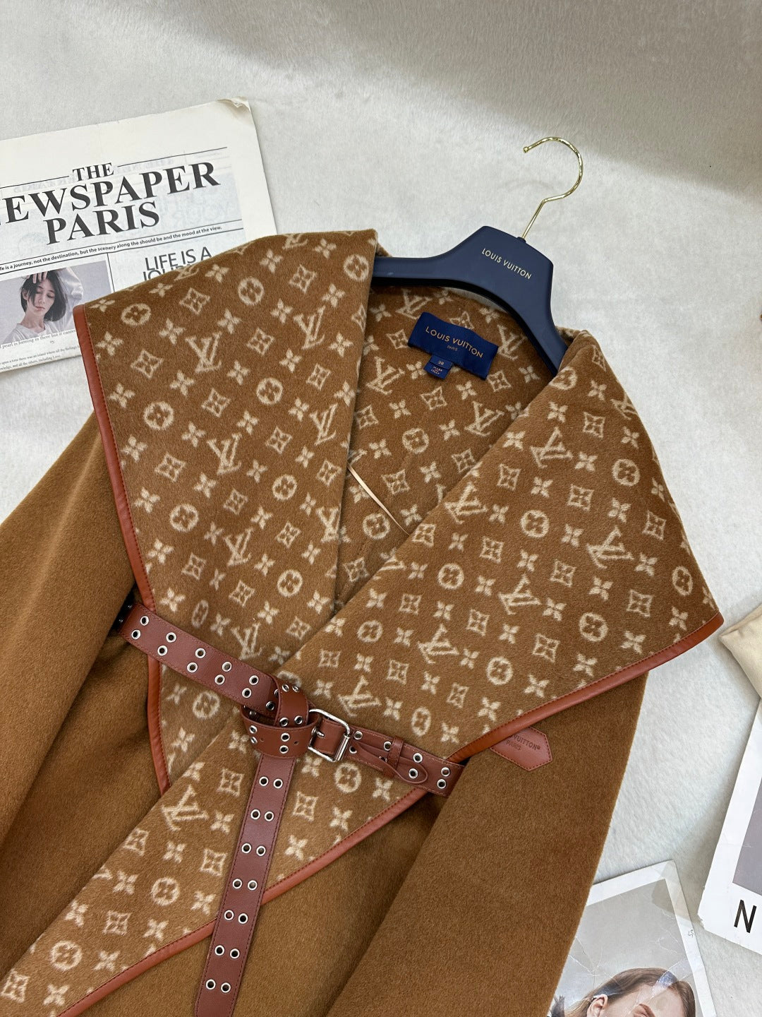 LU Hooded Woman Wool Jacket Limited