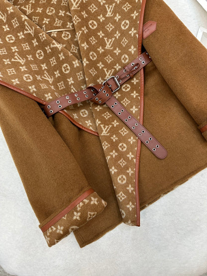LU Hooded Woman Wool Jacket Limited