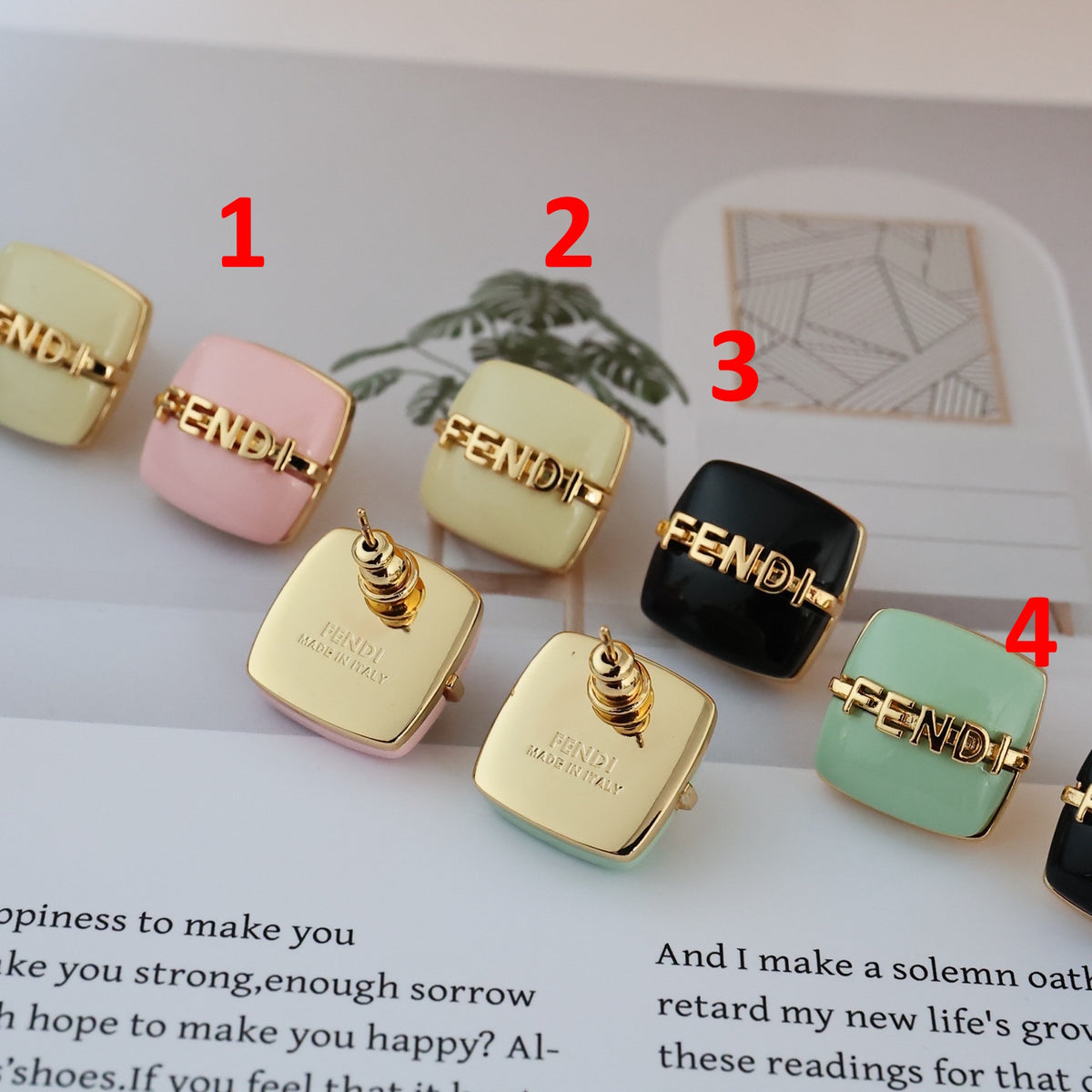 FEN Fashion Earrings 4 Color's