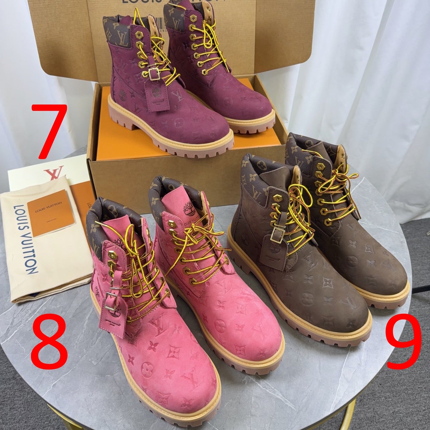 LU x TIMBER LAND  Boots 9 Color's