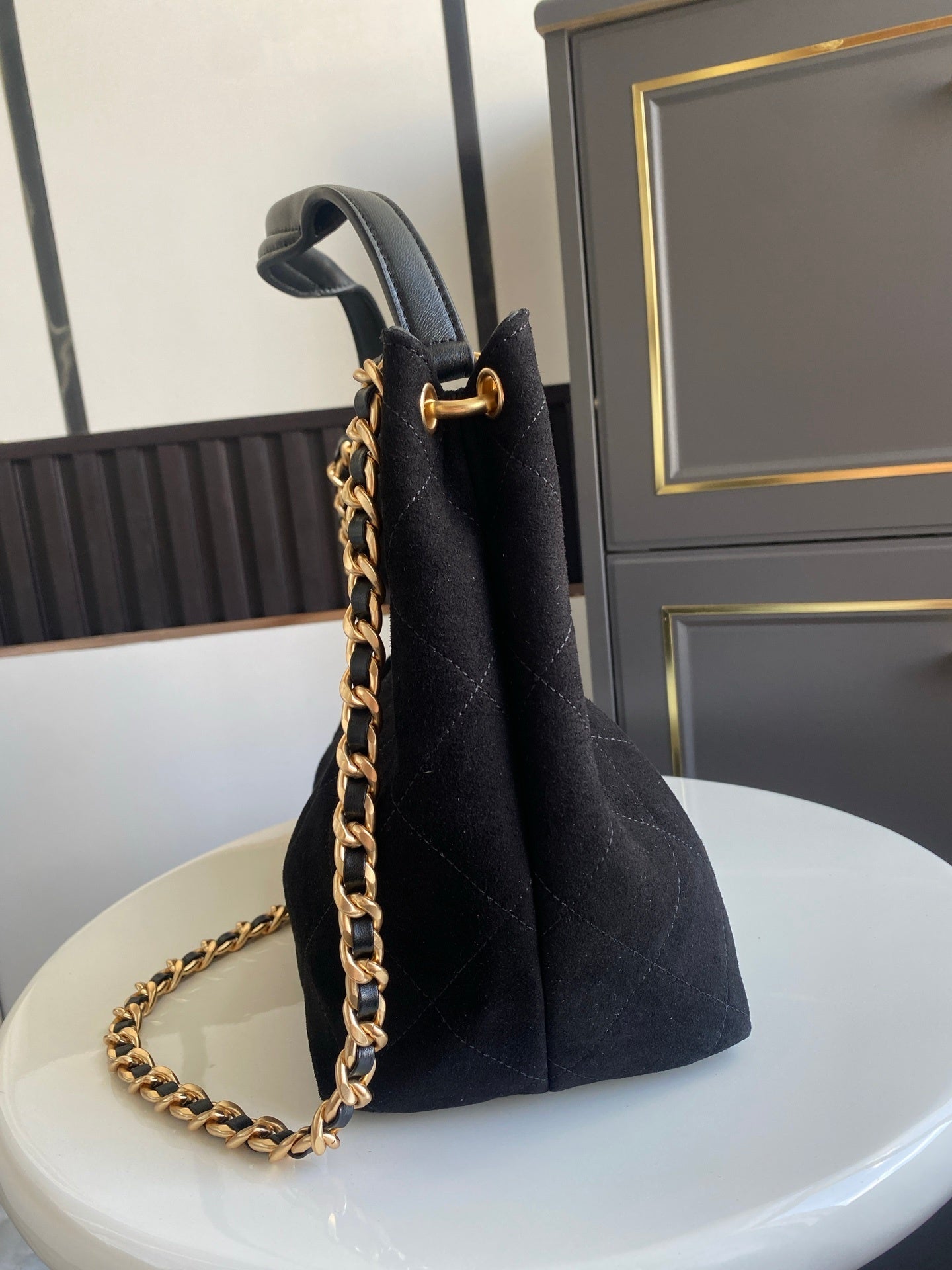 CHL  suede bag 33 CM