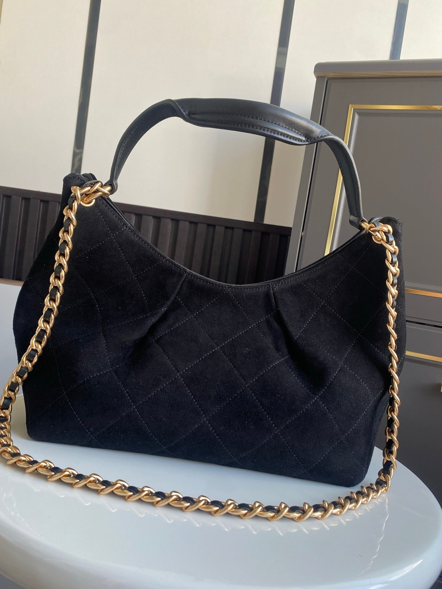 CHL  suede bag 33 CM
