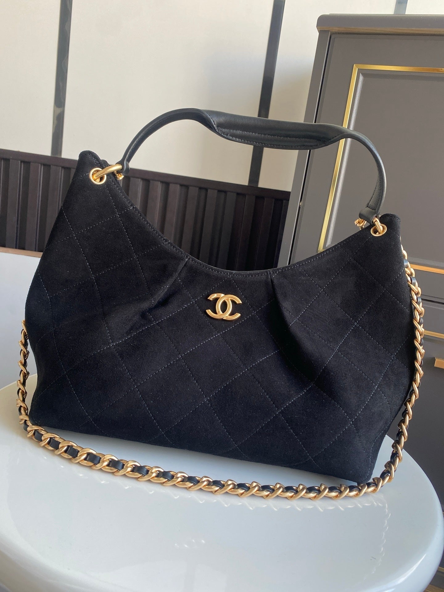 CHL  suede bag 33 CM