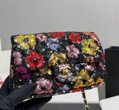 CHL Sequin  bag 20 cm